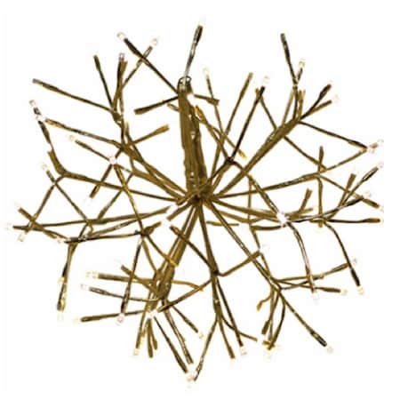 Holiday Bright Lights Holiday Bright Lights 266686 16 in. Christmas Shimmer Sphere LED Light; Warm White 266686